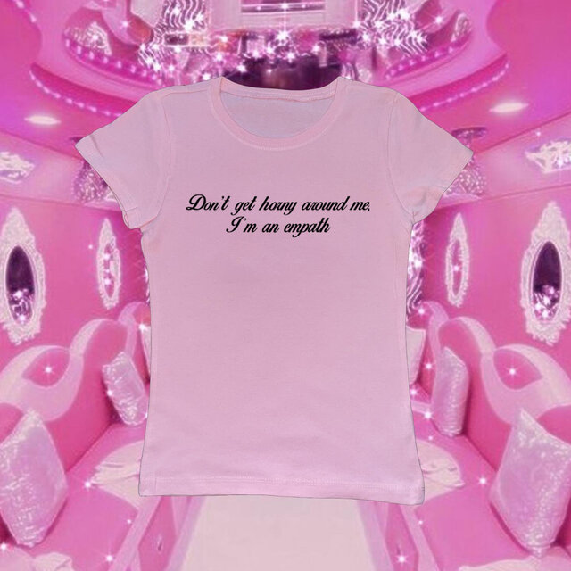 Punk Fairy Streetwear Slim t-shirt Vintage donna lettera stampa estetica Cute Grunge Baby Tee Y2K vestiti Goth Emo Girl Crop Top