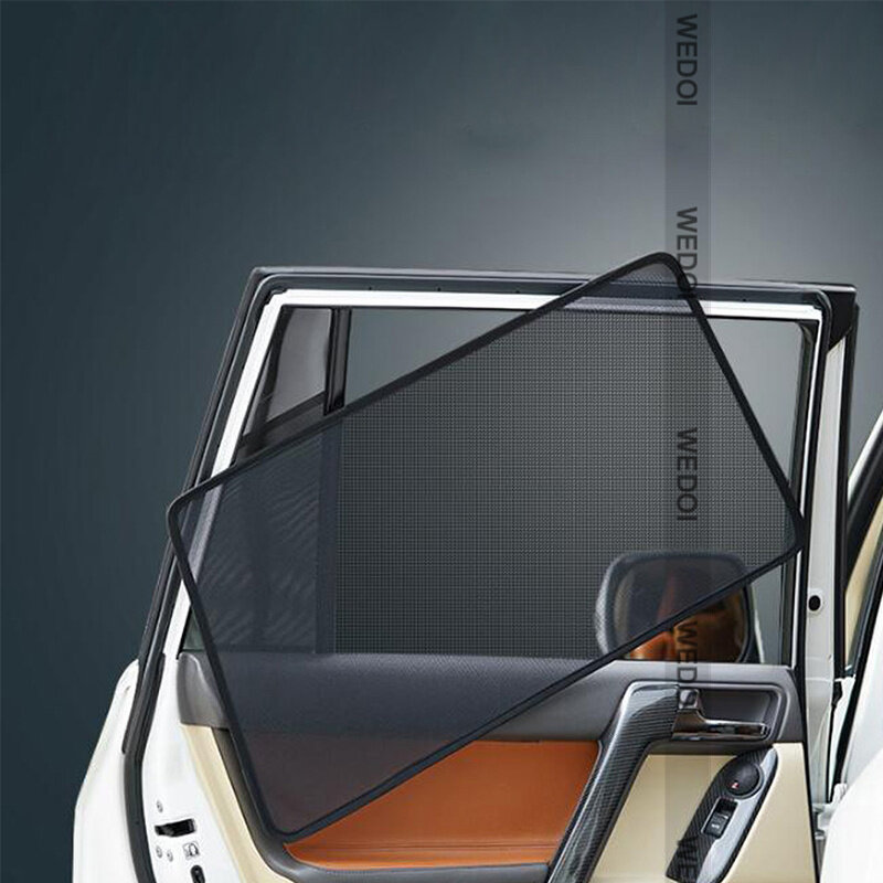 Hot Car หน้าต่างด้านข้าง Sunshade แม่เหล็กด้านหน้าด้านหลัง UV ป้องกันผ้าม่านสำหรับ CITROEN รถตาข่ายอุปกรณ์...