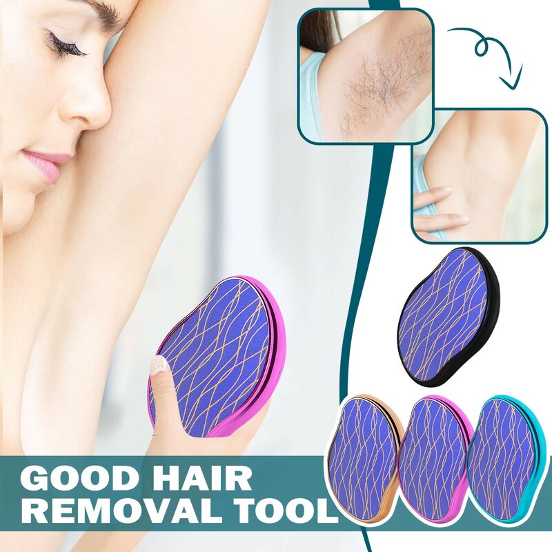 سيقان جهاز إزالة الشعر من Depilador آمن لإزالة الشعر من الكريستال أداة لإزالة الشعر سهلة التنظيف
