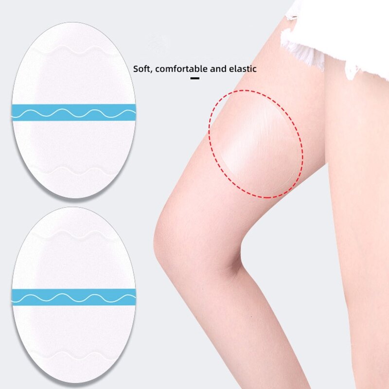10Pcs/Set Invisible Thigh Inner Anti-Chafing Sticker Anti-Wear Patch Self-Adhsive Wear-Resistant Pads Disposable Ultra-Thin Tape