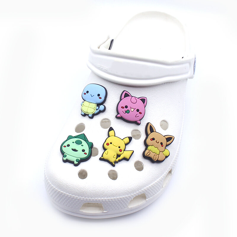 1pcs Japen Cartoon Charms Shoes Decoration For Kids Boys Girls Buckle Accessories Animals Shoes Decor Croc Charms Wholesale