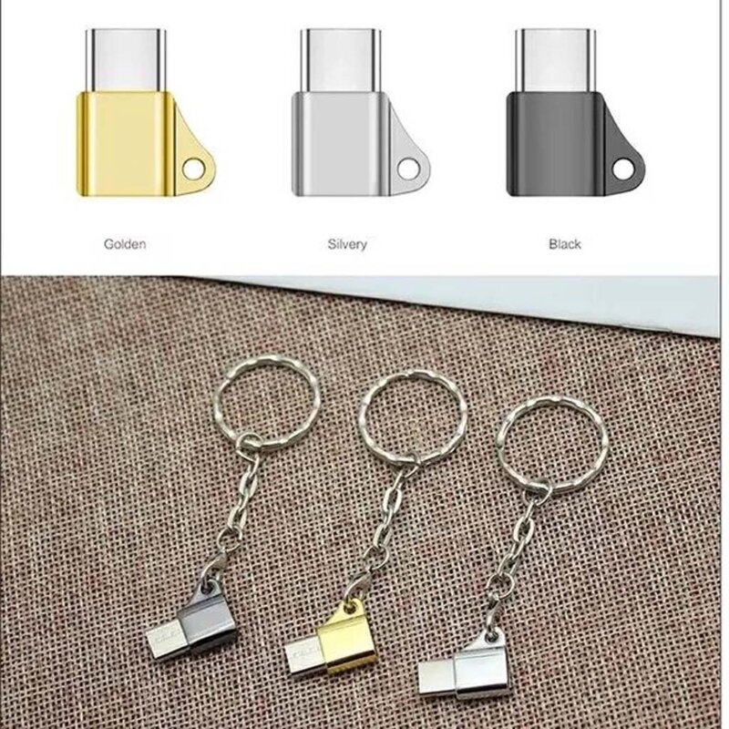 جديد USB C 3.1 نوع C ذكر إلى المصغّر USB أنثى محول موصل المفاتيح لهواوي zte شاومي سامسونج oneplus الهاتف