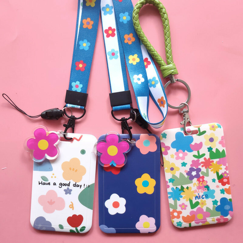 Cordini porta Badge identificativo Bus Pass Case Cover Slip Bank porta carte di credito per Doctor Nurse Hospital Supplies