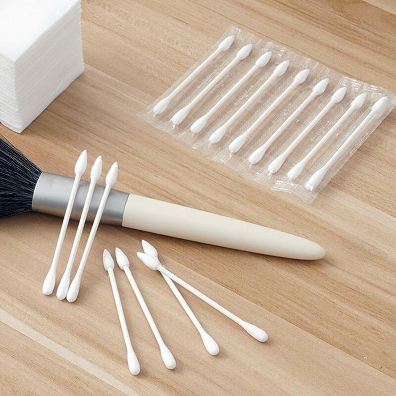 Individually Packaged Cotton Swab Travel Portable Single Carry Double-ended Cotton Swab Pointed Clean Makeup Remover Cotton Swab