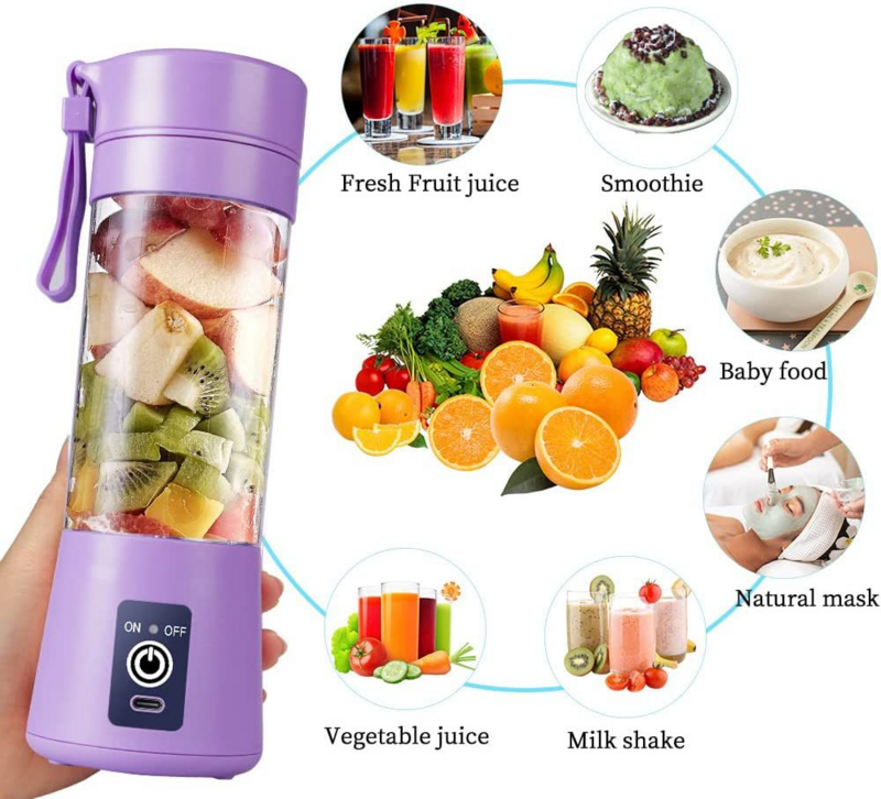 Xiaomi Elektrische Juicer Usb Oplaadbare Handheld Smoothie Blender Fruit Mixer Milkshake Maker Machine Keukenmachine Sap Cup