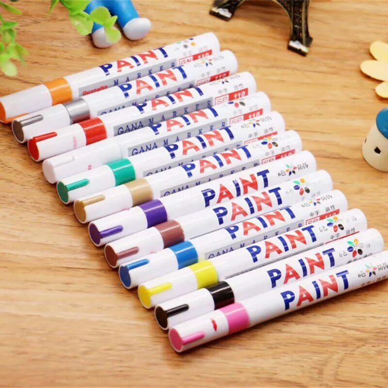 Tile Marker Repair Wall Grout Pen White Grout Marker Odorless Non Toxic for Tiles Floor and Tyre Suitable Car Painting Mark Pen