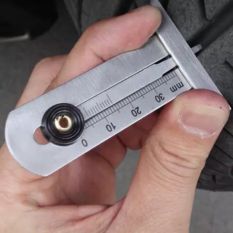 Digital neumático de coche medidor de profundidad de la banda de rodadura del neumático medidor de calibrador de herramienta de medición medidores de espesor de rodadura de freno de zapata de sistema de vigilancia
