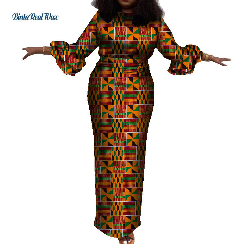Ankara Gown African Women Clothes Tops and Maxi Skirt Sets for Women Dashiki 2 Piece Skirt Sets Party Wedding Clothing WY8129