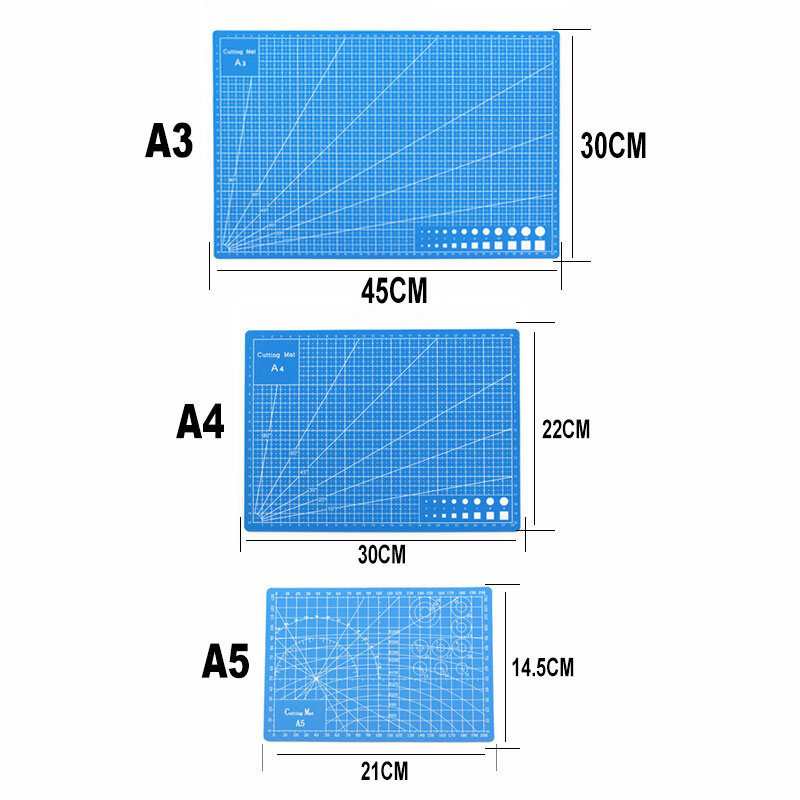 A3 A4 A5 многофункциональная ПВХ коврик для резки DIY рукоделие искусство гравировка доска бумага резьба Pad высокая эластичность прочность
