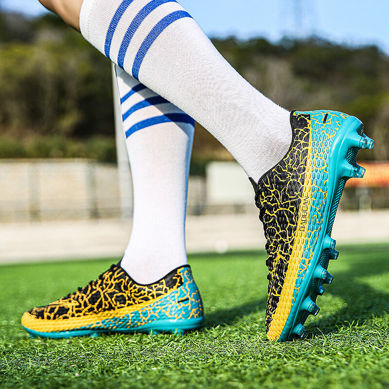 Zhenzu حجم 32-47 العشب أحذية كرة القدم الرجال الفتيان أحذية رياضية الأصلي أحذية كرة القدم Ag Tf الاطفال لكرة القدم المرابط أحذية تدريب