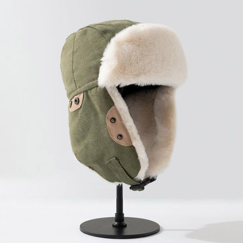 겨울 패션 남자 여자 사이클링 귀 보호 바람막이 비행 조종사 여자 귀 모자 비행 모자, 봄버 모자 비니 모자