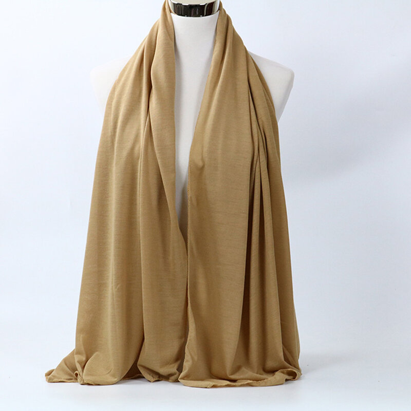 Lenço de algodão macio multicolorido muçulmano headscarf instant jérsei hijab capa completa envoltório cachecol xales islâmicos cachecóis de cabeça turbante feminino