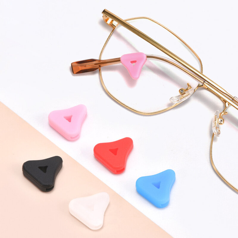 1 Pair Top Quality Silicone Anti-slip Holder for Glasses Accessories Arrow Triangle Ear Hook Sports Eyeglass Temple Tip Stoppers