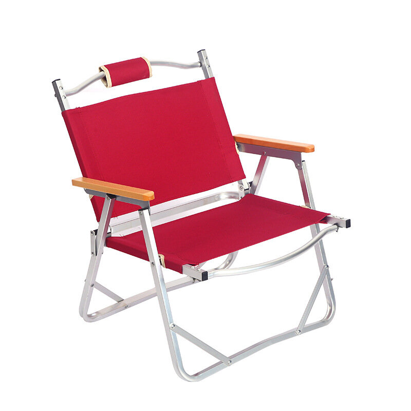 Leisure Beach Chair Korean Camping Fishing Chair Outdoor Folding Chair Aluminum Alloy Table and Chair Kermit Chair Customization