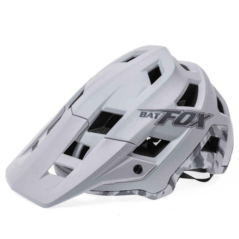 BATFOX-Casco ultraligero para bicicleta de montaña, protector de seguridad, moldeado integralmente