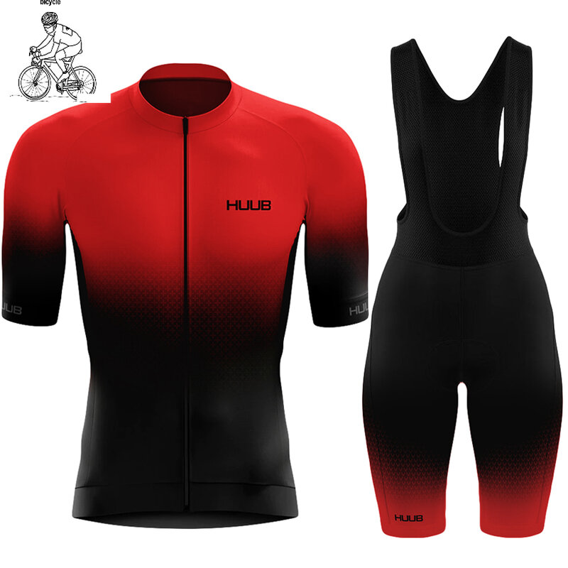 2022 nowy zestaw koszulek rowerowych mężczyźni HUUB Ribble Weldtite odzież rowerowa spodenki na szelkach rowerowe ubrania Mtb Maillot Ropa Ciclismo