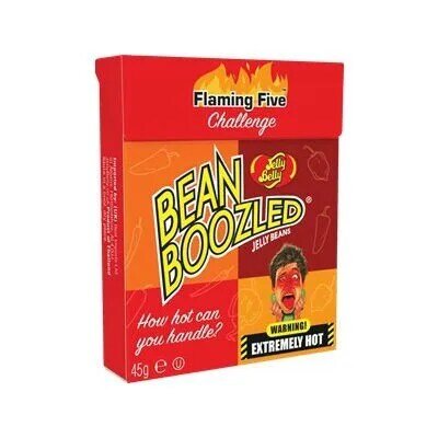 Конфеты Jelly Belly ассорти Bean Boozled Flaming Five (острые) 45 гр.