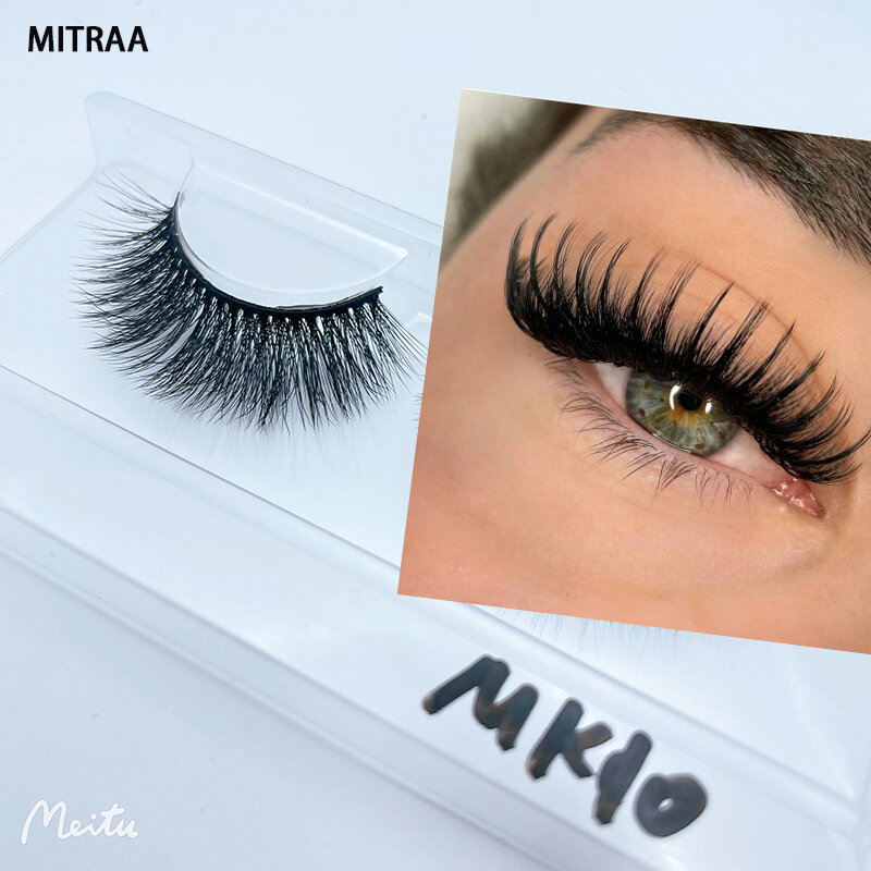 MITRAA 3D Natru rzęsy Maquillaje Mink lash fałszywe makijaż rzęs Lash faux cils na ubrania imprezowe