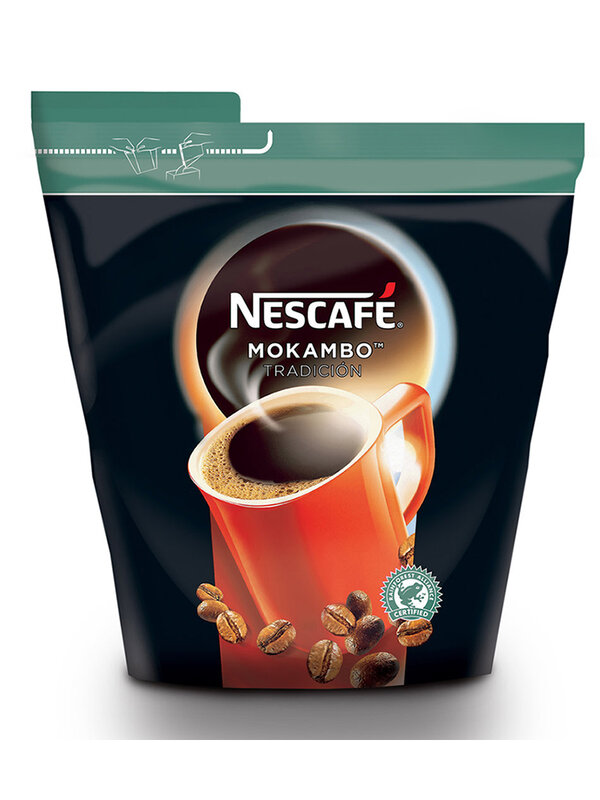 Nescafe Mokambo традиция 500 грамм 100% натуральный кофе лиофилизированный тропический Альянс