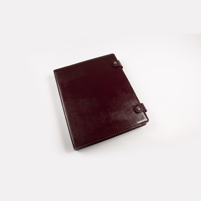 Семейный органайзер для документов на кольцах "Ring folder" Cashalots / папка из натуральной кожи, формат А4