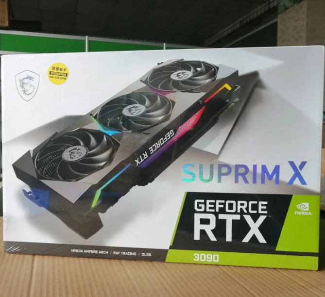 Super Speed MSI GeForce Graphics Card RTX 3090 SUPRIM X 24G for Mining Gaming