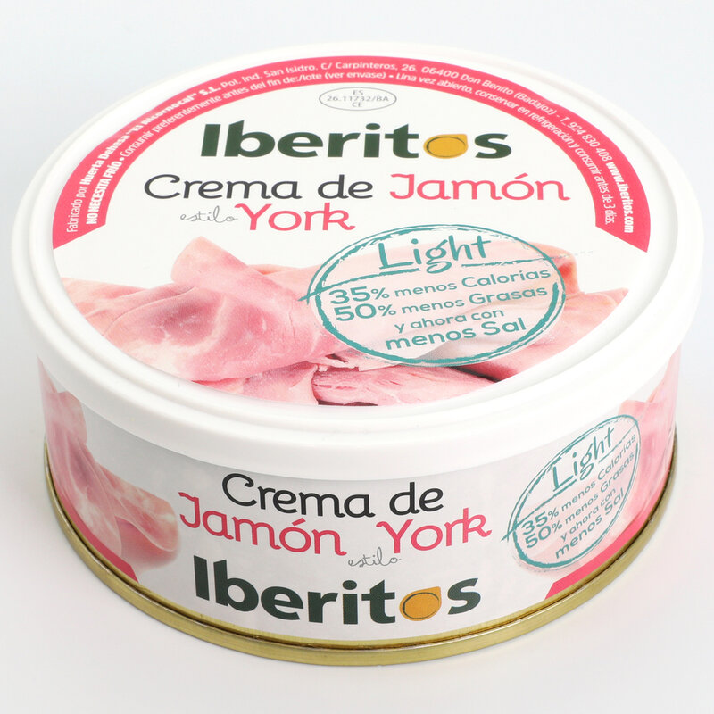IBERITOS -  Crema de Jamon York Light - 250 G YORK LIGHT