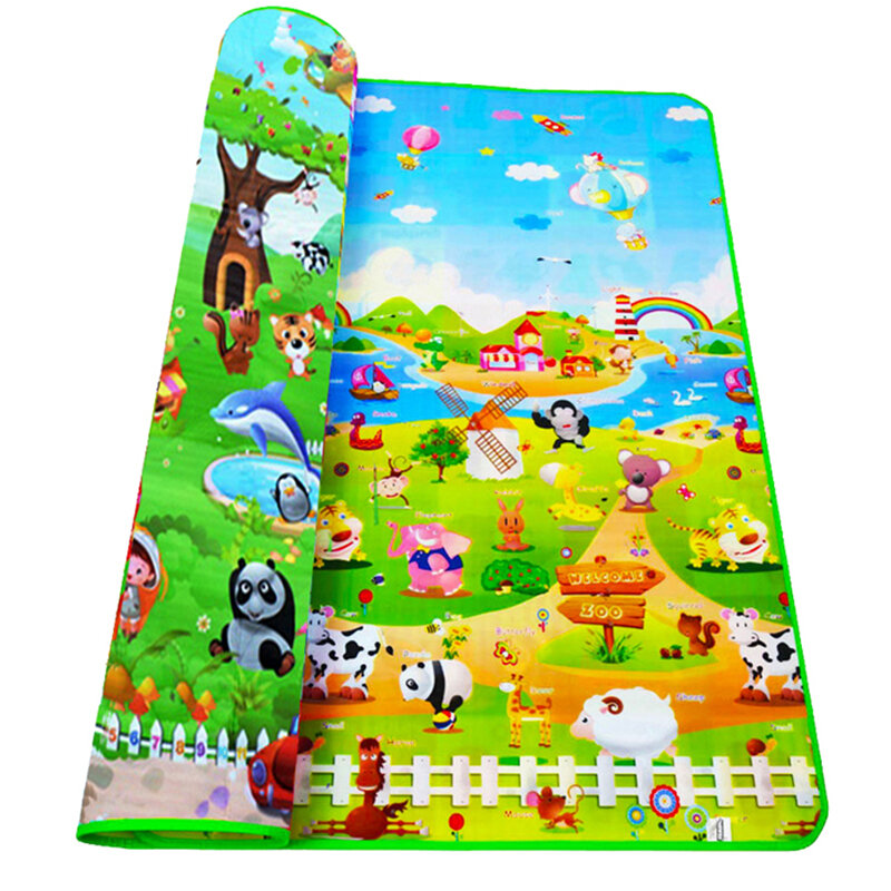 Tappeti per bambini tappetino da gioco per bambini impermeabile coperta strisciante morbida tappeto per bambini giochi per bambini giocattoli tappetino educativo s
