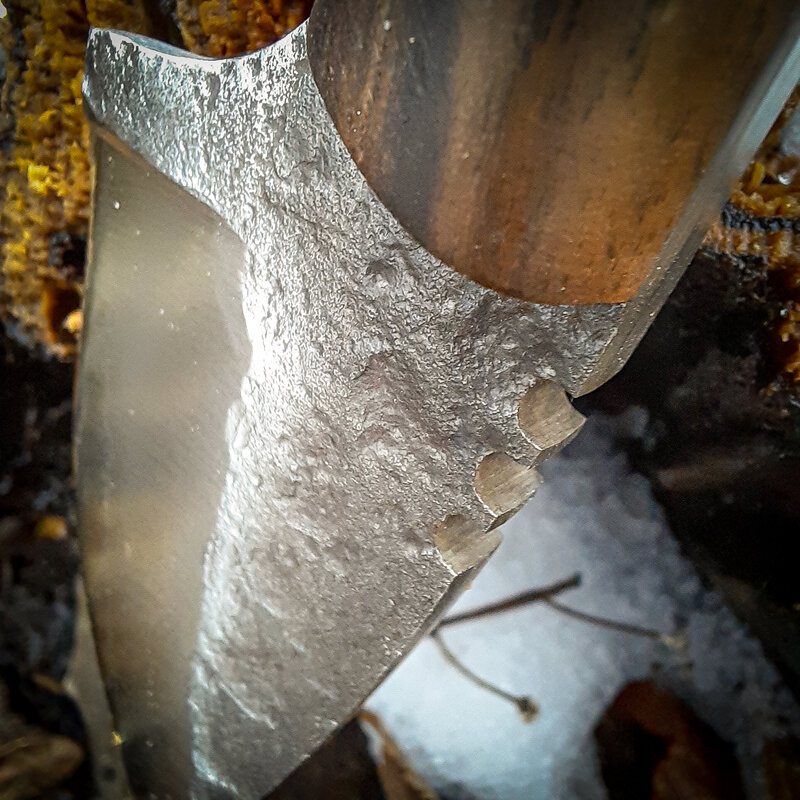 Cuchillo de hoja fija de bolsillo YUTPA 58HRC, herramienta EDC de acero al carbono, para caza, para acampar al aire libre, supervivencia, CK75