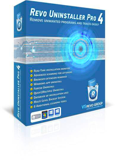 Revo uninstallatore Pro 4 versione completa chiave Windows multilingue