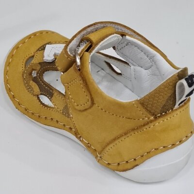 Papikids Model(0111) Boy's First Step AnotomicLeather Shoes