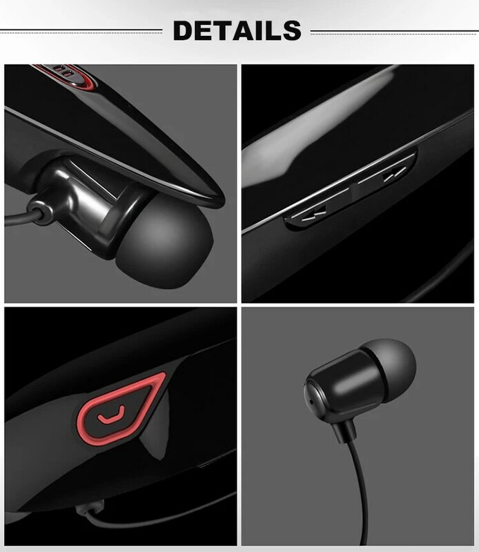 Bluetooth 5.0 słuchawki sportowe bezprzewodowe Stereo 25 godzin odtwarzania muzyczny zestaw słuchawkowy magnetyczne słuchawki z pałąkiem na kark wodoodporne dla Xiaomi