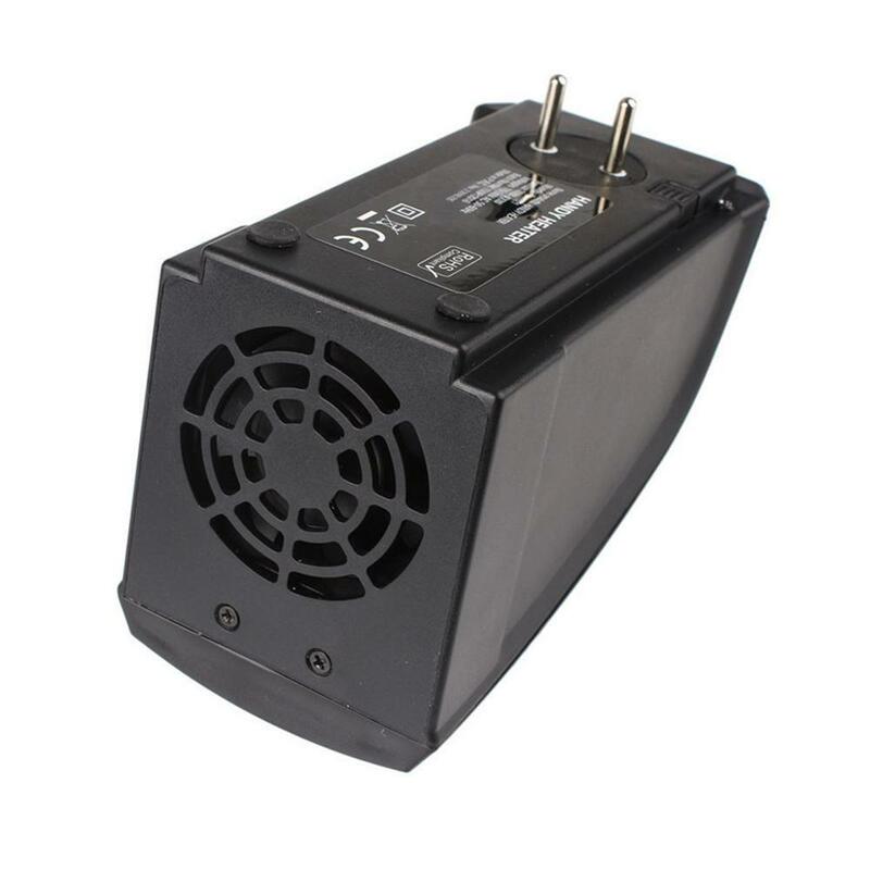 Aquecedor elétrico para banho, baixo consumo, plugue portátil 400w, com tomada de temperatura ajustável