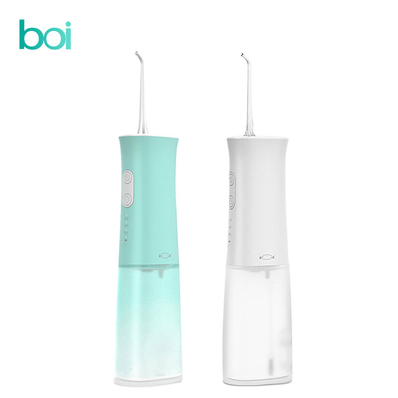 [Boi] Water Washing Floss 3 Modes 170ml Tank Pulse Flosser Travel Portable Dental Clean Device Teeth Whitening Oral Irrigator