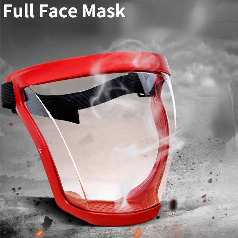 Masque facial complet de protection, lunettes de sécurité, protection Anti-buée pour casque de vélo