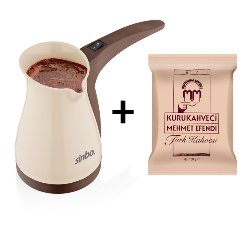 Sinbo Draagbare Elektrische Turkse Koffie Pot Espresso Koffiezetapparaat Machine Gekookt Melk Koffie Waterkoker Kantoor Thuis Gift