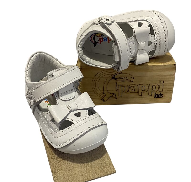 Pappikids Model (0161) scarpe ortopediche in pelle First Step per ragazze