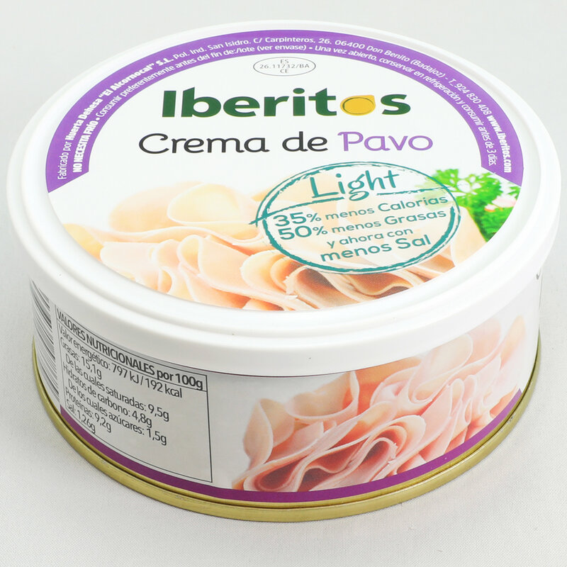 IBERITOS-Turkey's soup cream Light 250G-soup cream Turkey LIGHT spreads