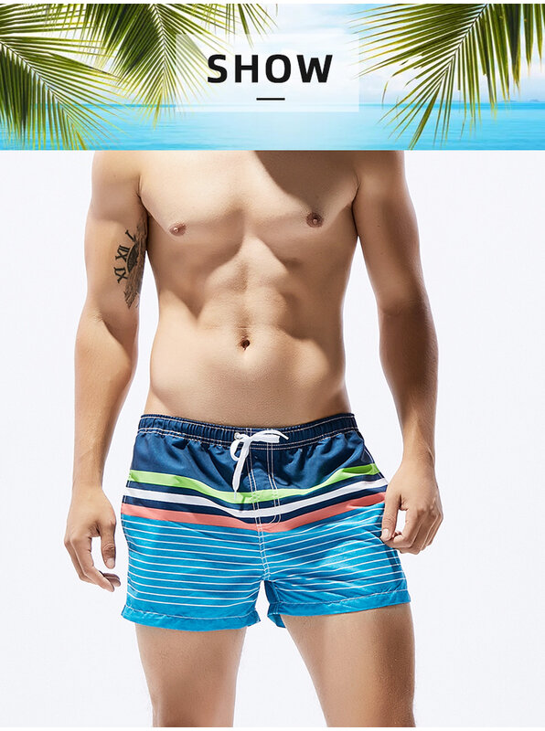 Cody Lundin 2022 New Style Printed Design Sublimation  Drawstring Leisure Breathable Men Comfortable Beach Shorts