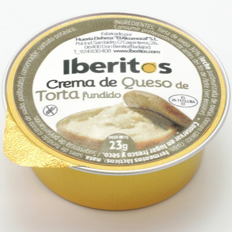 IBERITOS-tray 18 units from soup cream cheesecake torte cast in pod 23g-cheesecake torte