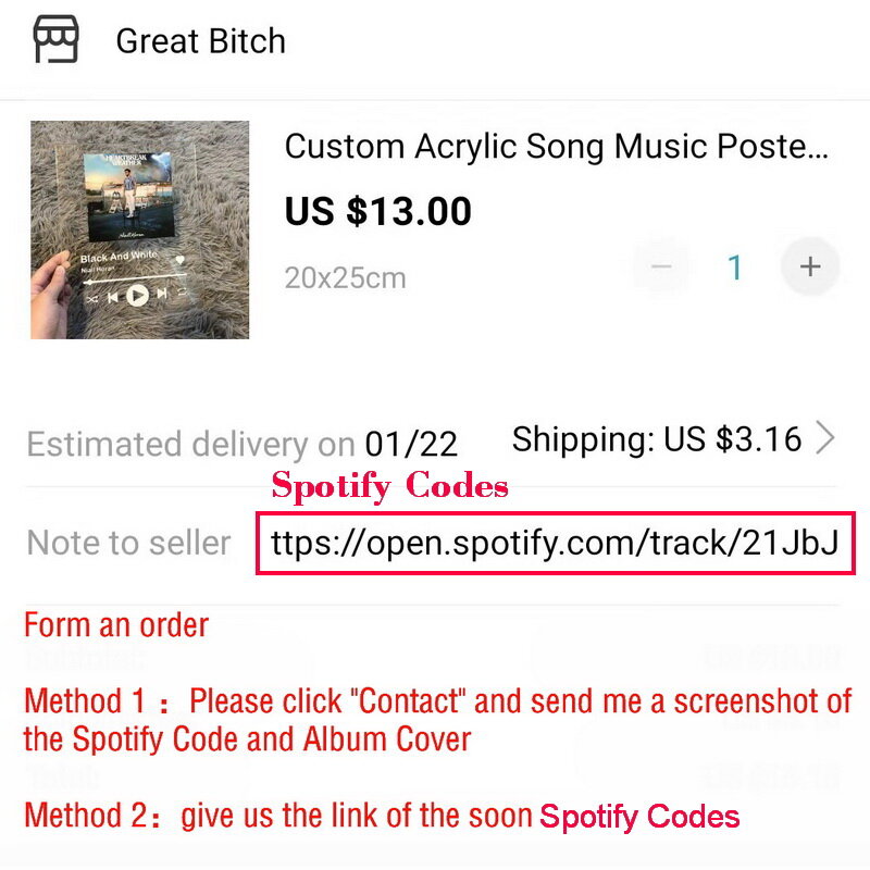 Custom Acrylic Lagu Musik Poster Album Cover Apple Music Plakat Spotify Kaca Kualitas Tertinggi UV Dicetak