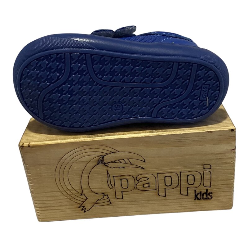Pappikids modelo (k0071) menino primeiro passo sapatos de couro ortopédico