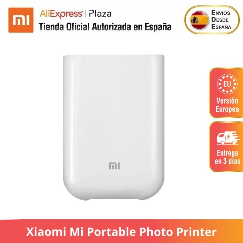 Xiaomi Mi imprimante Photo Portable papier impression sans encre, 20 photos de la Version mondiale originale de 2X3 pouces