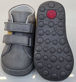 Pappikids modelo (35) menino primeiro passo sapatos de couro ortopédico