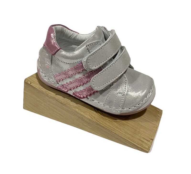 Pappikids modelo (h1) meninas primeiro passo sapatos de couro ortopédico