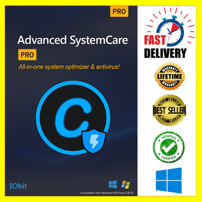 IOBIT Advanced system care 14 PRO | Versione completa a vita