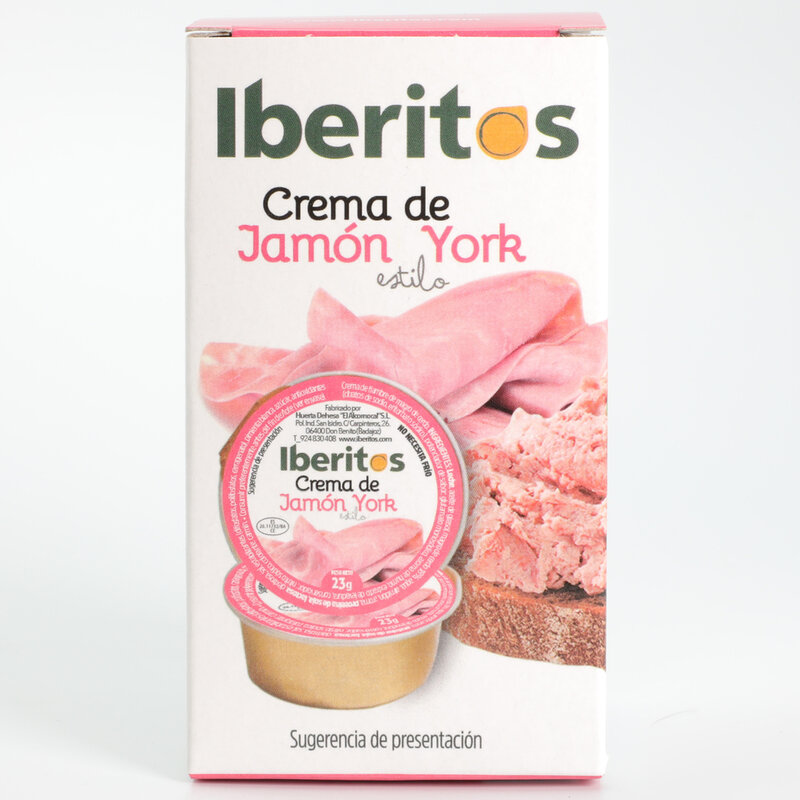 Iberitos-パック 5 × 25 グラムスープクリームハムニューヨーク