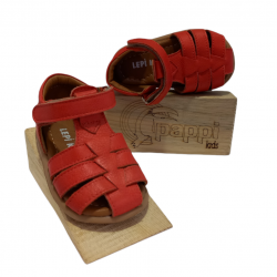 Pappikids نموذج (270-2) بنات الخطوة الأولى أحذية من الجلد العظام