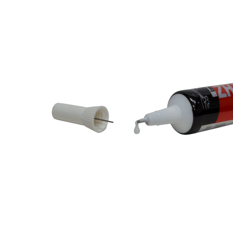 Zhanlida s médio configurações 15ml marfim contato adesivo universal reparação cola com precisão aplicador ponta
