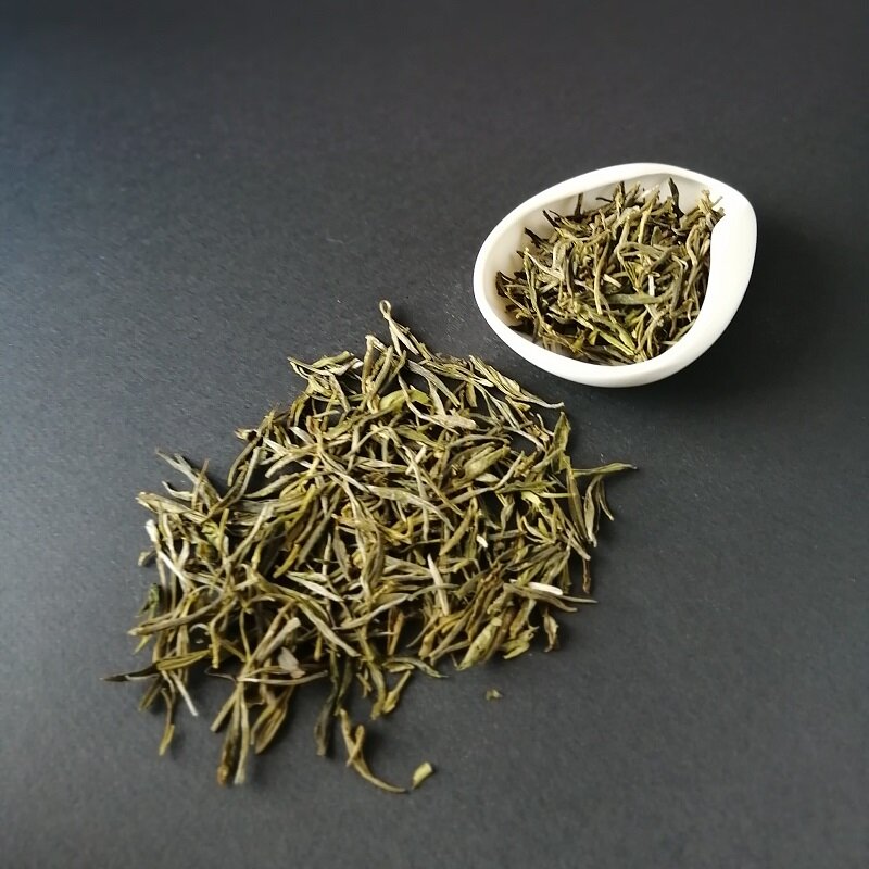 Chá amarelo "rins amarelos da montanha ho" ho shan huang ya, 50 gramas