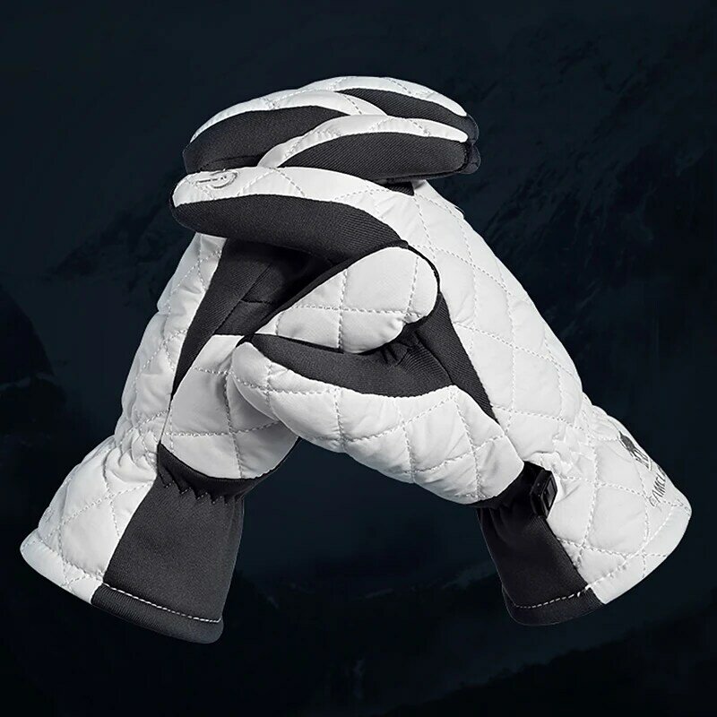 CAMEL Outdoor Ski Gloves for Men Women Fall Winter Warm Plus Velvet Riding Windproof Touch Screen Sports Mountaineering Non-slip